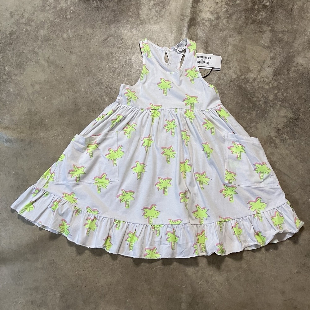 Stella McCartney Kids Girls Sz 6 Doodly Palm‎ Trees Jersey Sleeveless